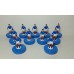 Subbuteo Andrew Table Soccer France 1934 World Cup Team on Classic Hasbro Bases